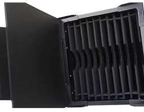 Static-dissipative divider and component tray