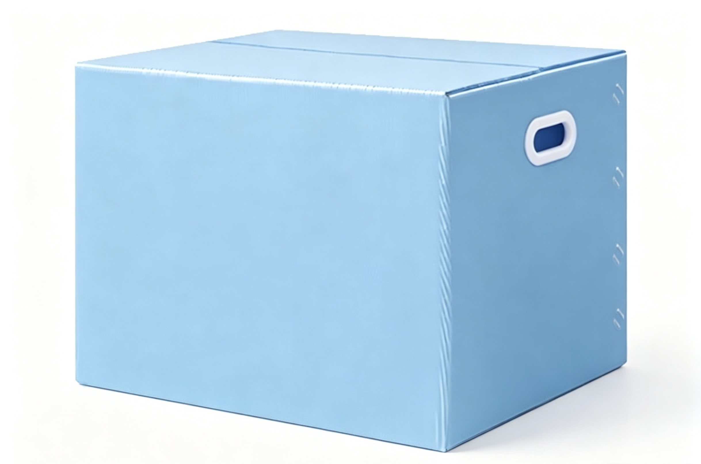 Custom blue reusable medical packaging box