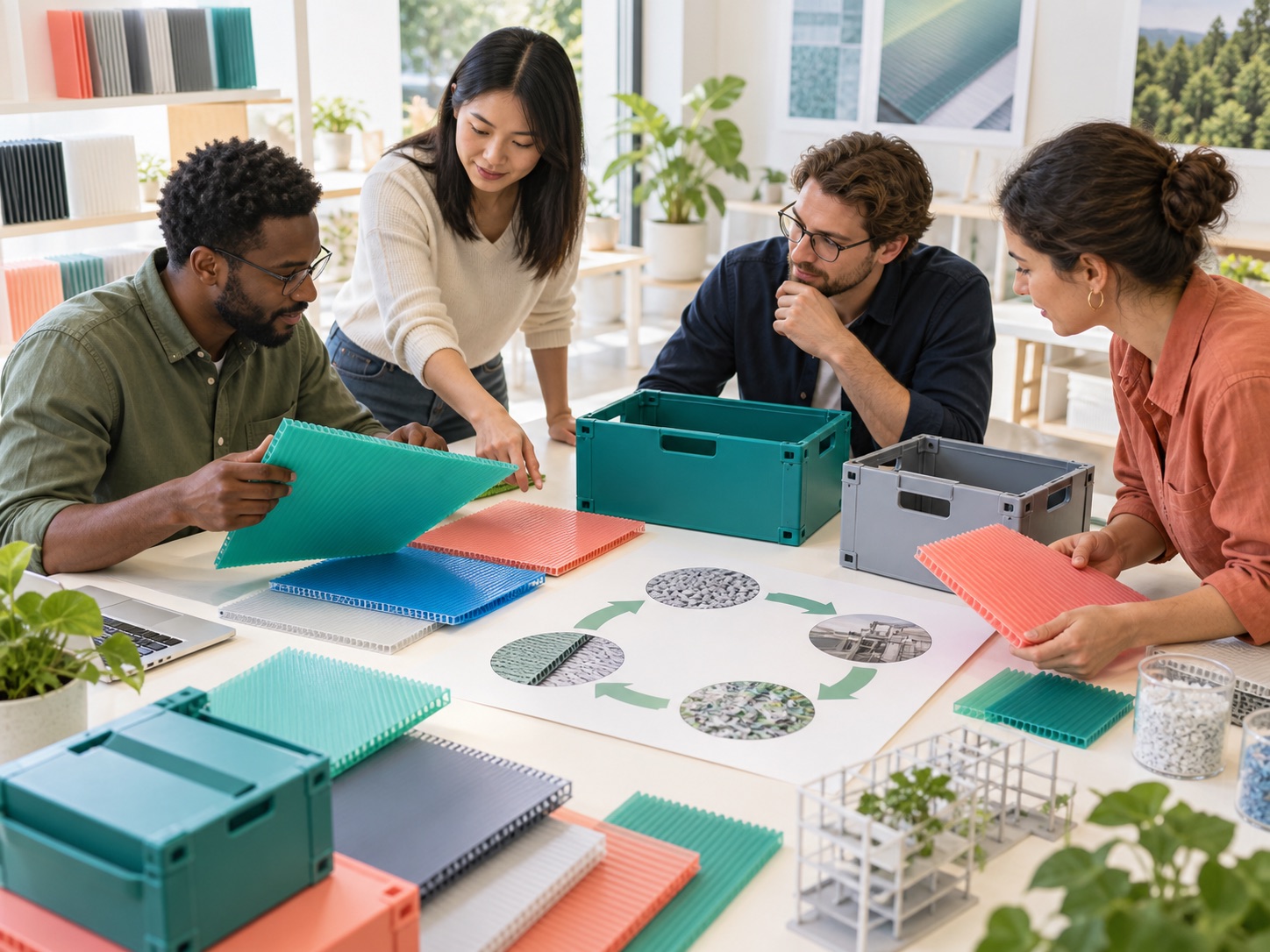 Materials, packaging and factory planning team